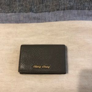 Miu miu credit card holder